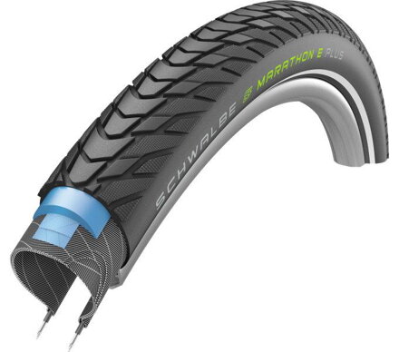 SCHWALBE Reifen MARATHON E-PLUS (50-622) 28x2,00 Performance 67EPI Smart DualGuard 1210g Reflex E-Bike