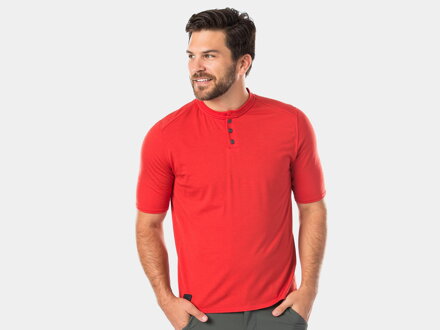 Bontrager Adventure Henley-Trikot rot