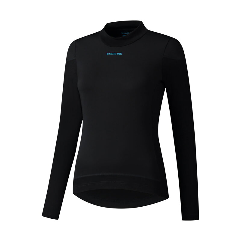 SHIMANO Damen T-Shirt BEAUFORT LONG BASE LAYER schwarz